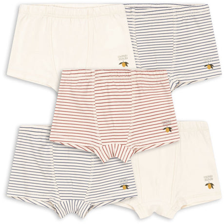 Konges Sløjd Boy Mix Pack Basic 5 Pak Boy Underbukser Gots