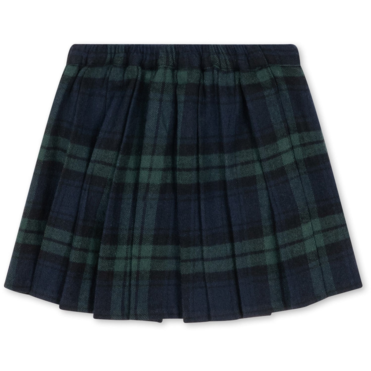 Konges Sløjd Green Check Checky Pleat Nederdel Gots