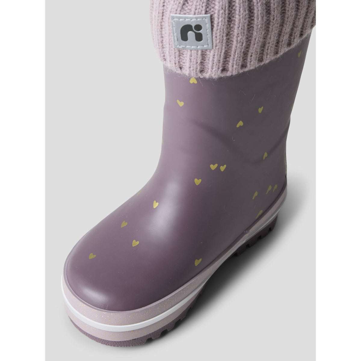 Name It Flint Gold Heart Nmfnoa Thermo Rubberboot Strik Heart Noos