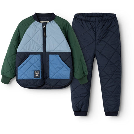 LIEWOOD Classic Navy Multi Mix Zella Thermo Sæt