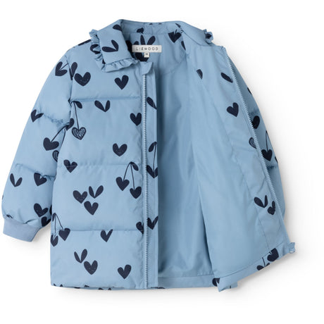 LIEWOOD Sweethearts / Beach Blue Anemone Jakke