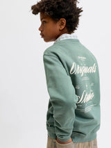 Jack & Jones Junior Laurel Wreath Jornorrebro Typo Back Sweat Cn Jnr