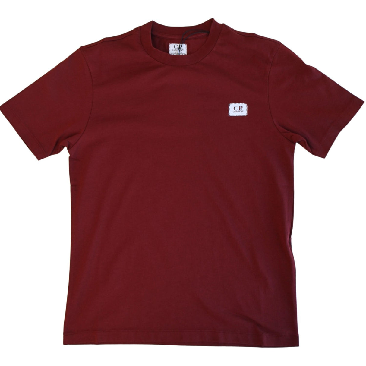 C.P. Company Borgogna Red T-Shirt Kort Sleeve