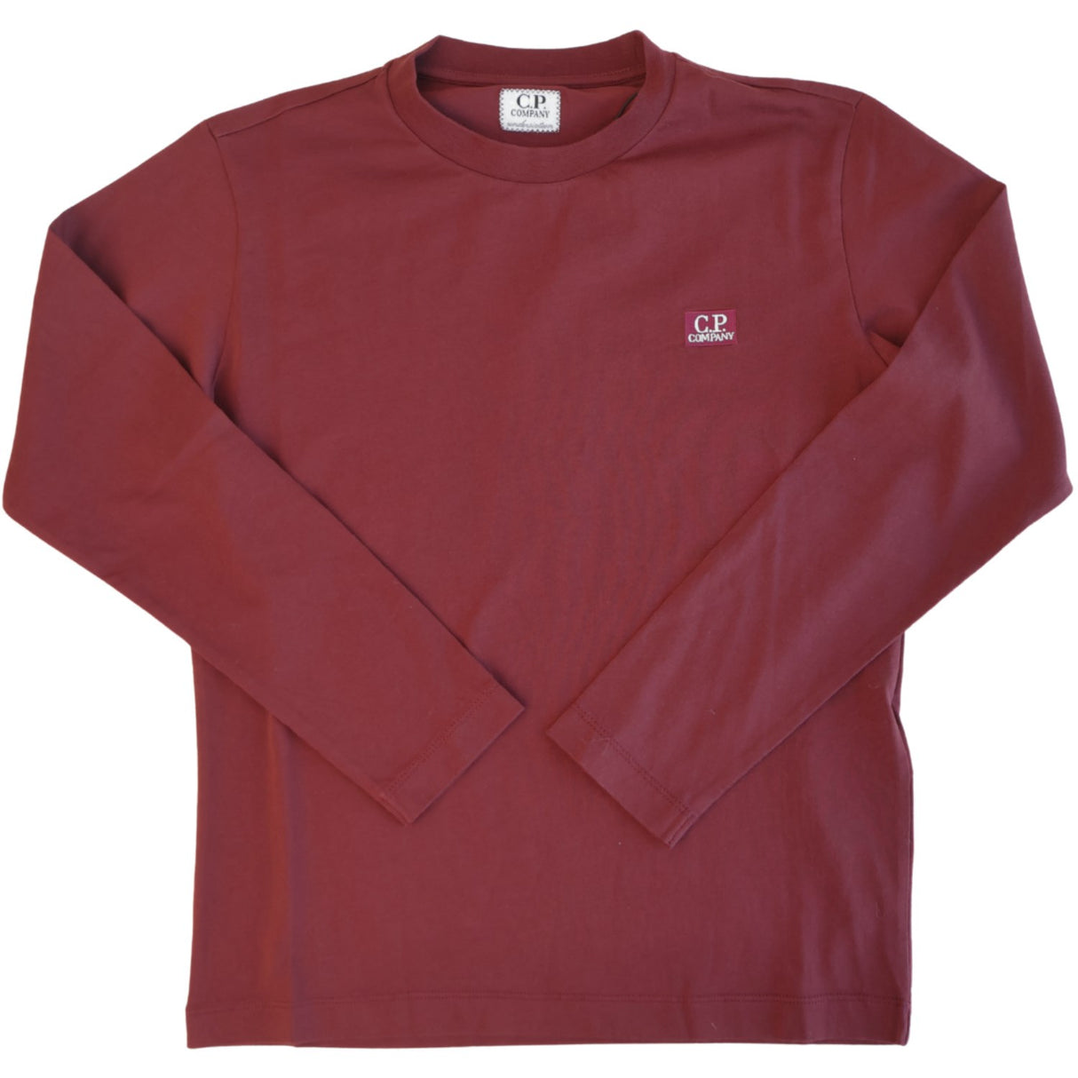 C.P. Company Borgogna Red Long Ærmer T-Shirt