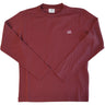 C.P. Company Borgogna Red Long Ærmer T-Shirt