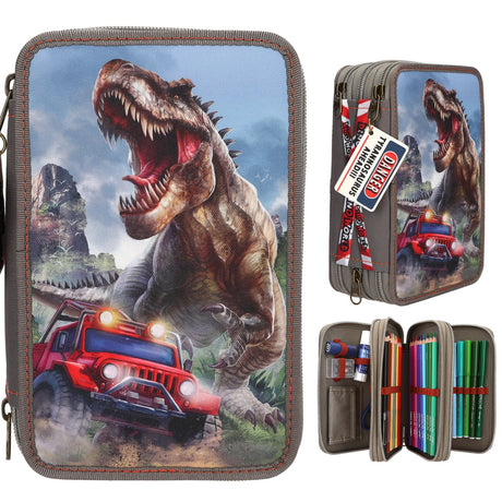 Dino World + Action New World Triple Penalhus