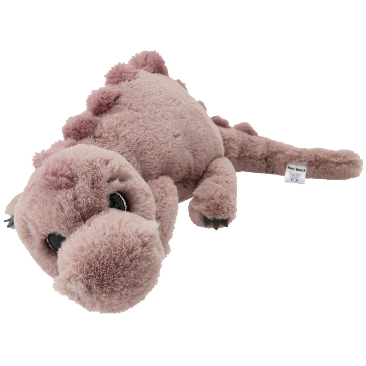 Dino World + Action Light Brown Plys Dino Lying 50 Cm