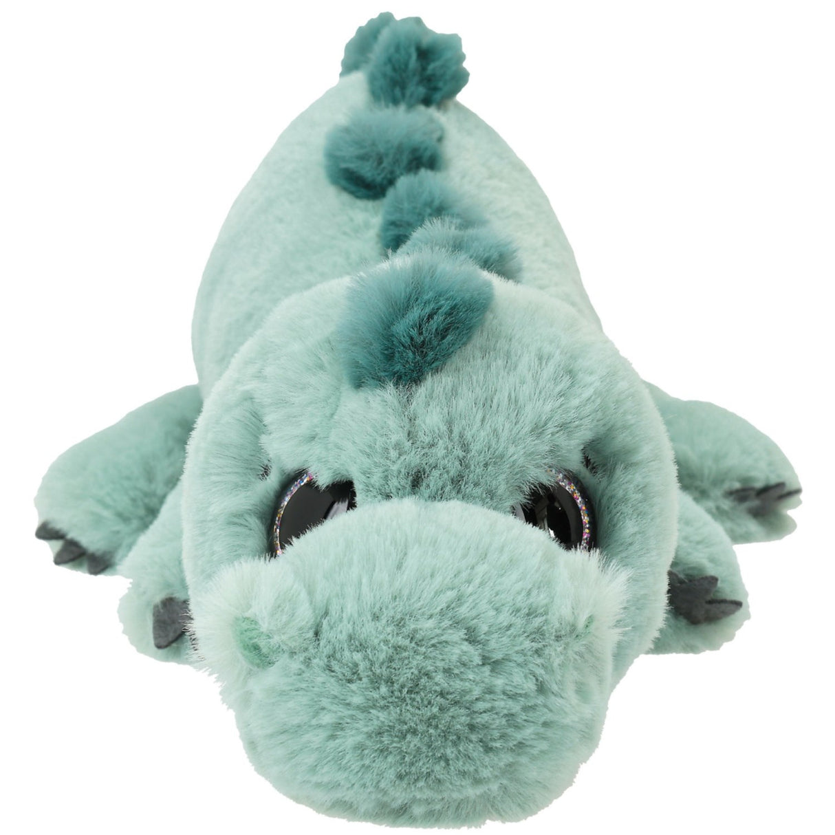 Dino World + Action Light Green Plys Dino Lying 50 Cm