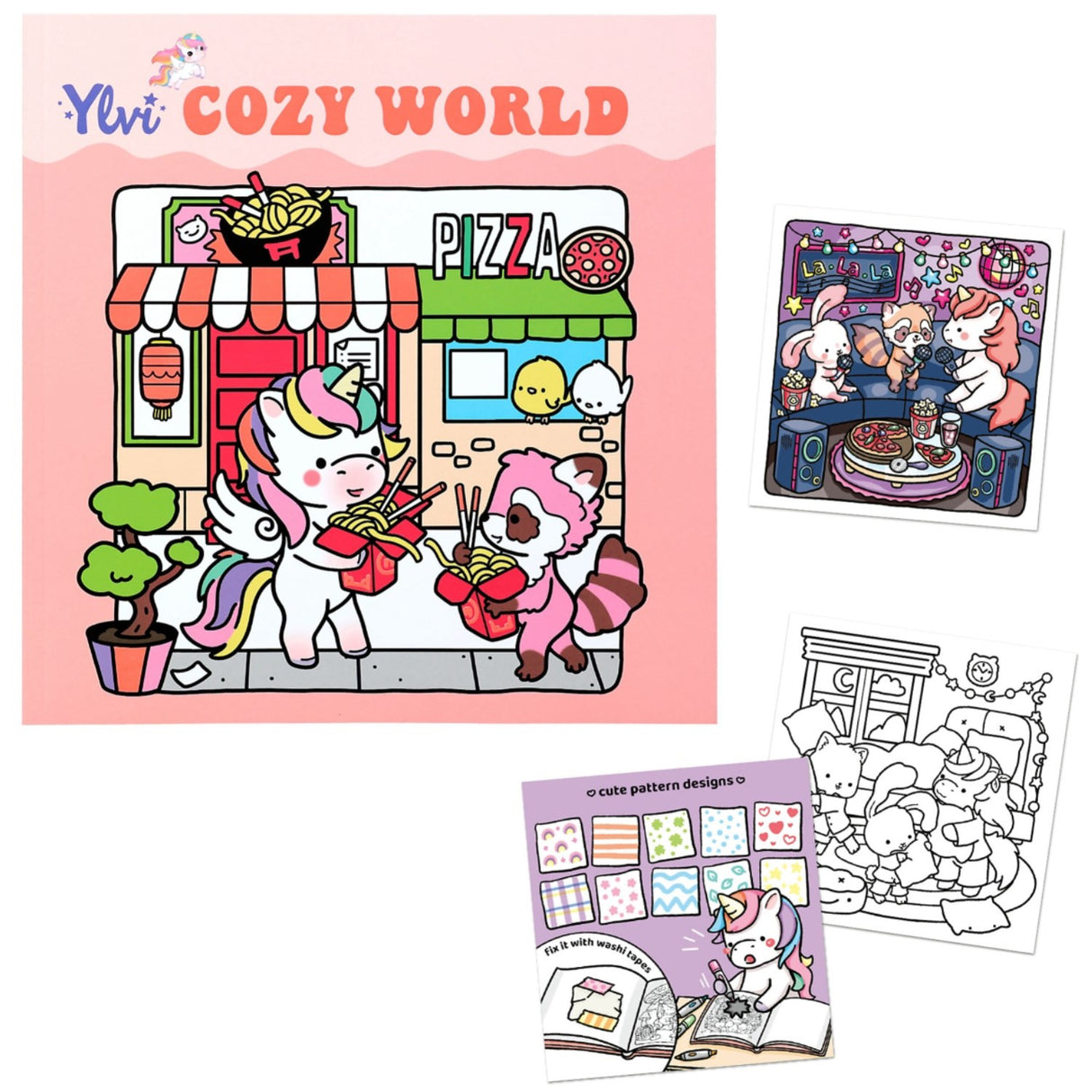 Ylvi COZY World Colouring Bog