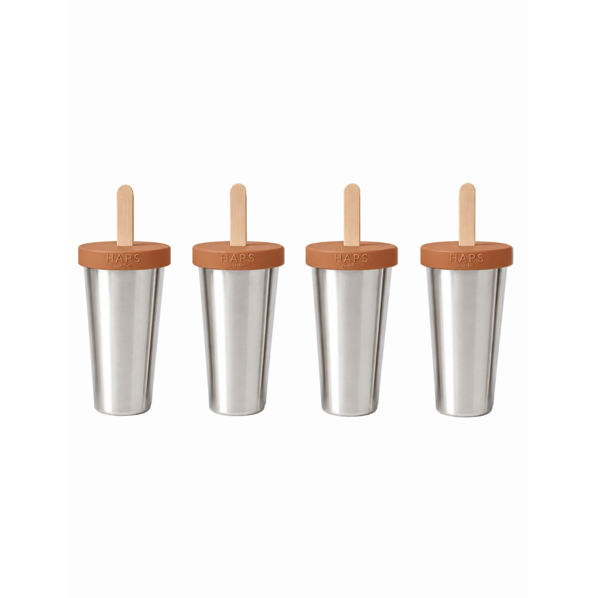 Haps Nordic Terracotta Ice Lolly Makers 4-Pak