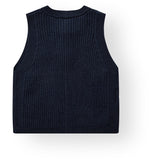 Hust & Claire Blues Edi Uld Rib Strik