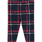THE NEW Siblings Navy Blazer Check Tnsbholiday Tartan Leggings