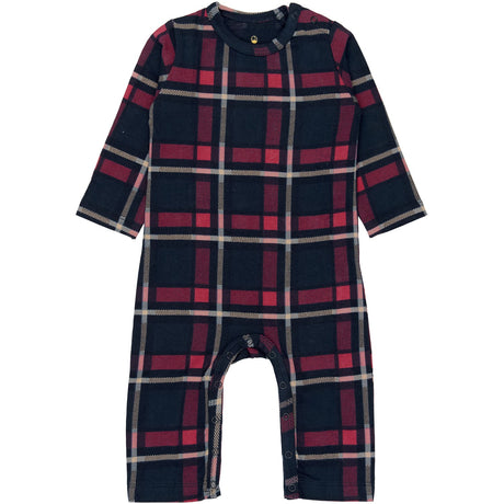 THE NEW Siblings Navy Blazer Check Tnsbholiday Tartan L_S Buksedragt