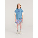 Bobo Choses Light Heather Grey Hug Hairy Monster Kort Strømper