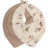 Pippi Mocha Meringue Savlesmæk Muslin M/ Aop (2-Pack)