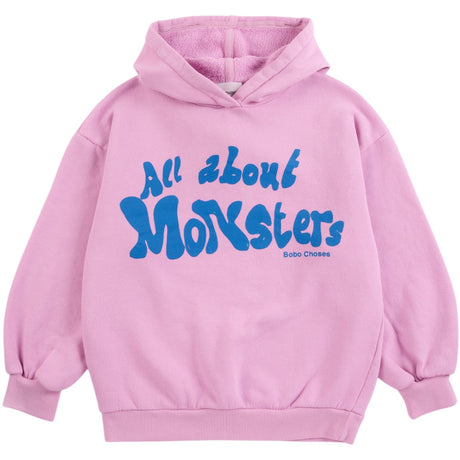 Bobo Choses Pink All About Monsters Hættetrøje