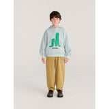 Bobo Choses Light Blue Long Puff Hættetrøje
