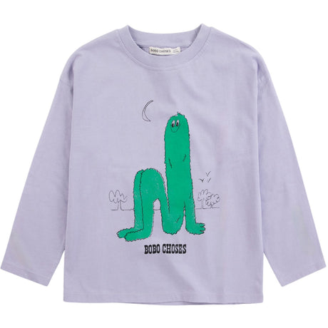 Bobo Choses Lavender Long Puff LS T-Shirt