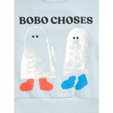 Bobo Choses Light Blue Booty Ghosts Sweatshirt