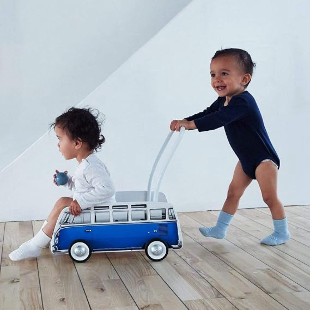 GObabyGO Bamboo Strømper Antislip Offwhite