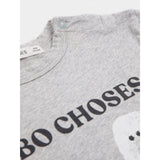Bobo Choses Light Heather Grey Booty Ghosts LS T-Shirt