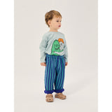 Bobo Choses Light Blue Hug Hairy Monster LS T-Shirt