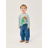 Bobo Choses Light Blue Hug Hairy Monster LS T-Shirt