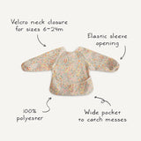Mushie Space Mushie Long Sleeve Hagesmæk - Space