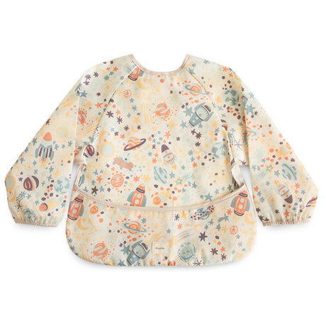Mushie Space Mushie Long Sleeve Hagesmæk - Space