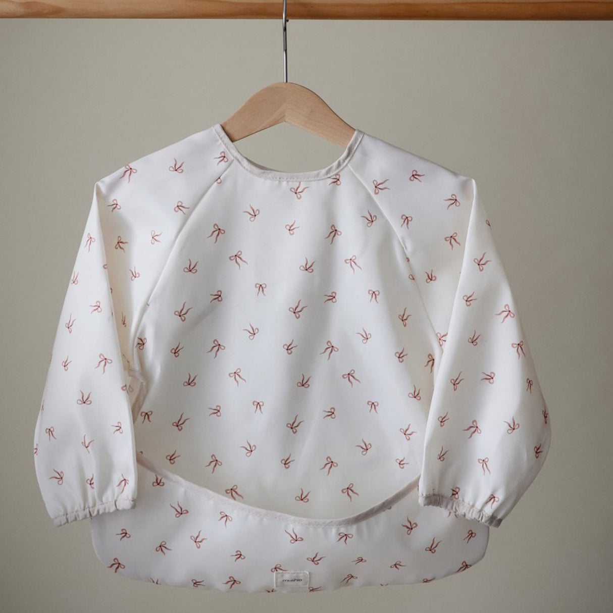 Mushie Bows Mushie Long Sleeve Hagesmæk - Bows