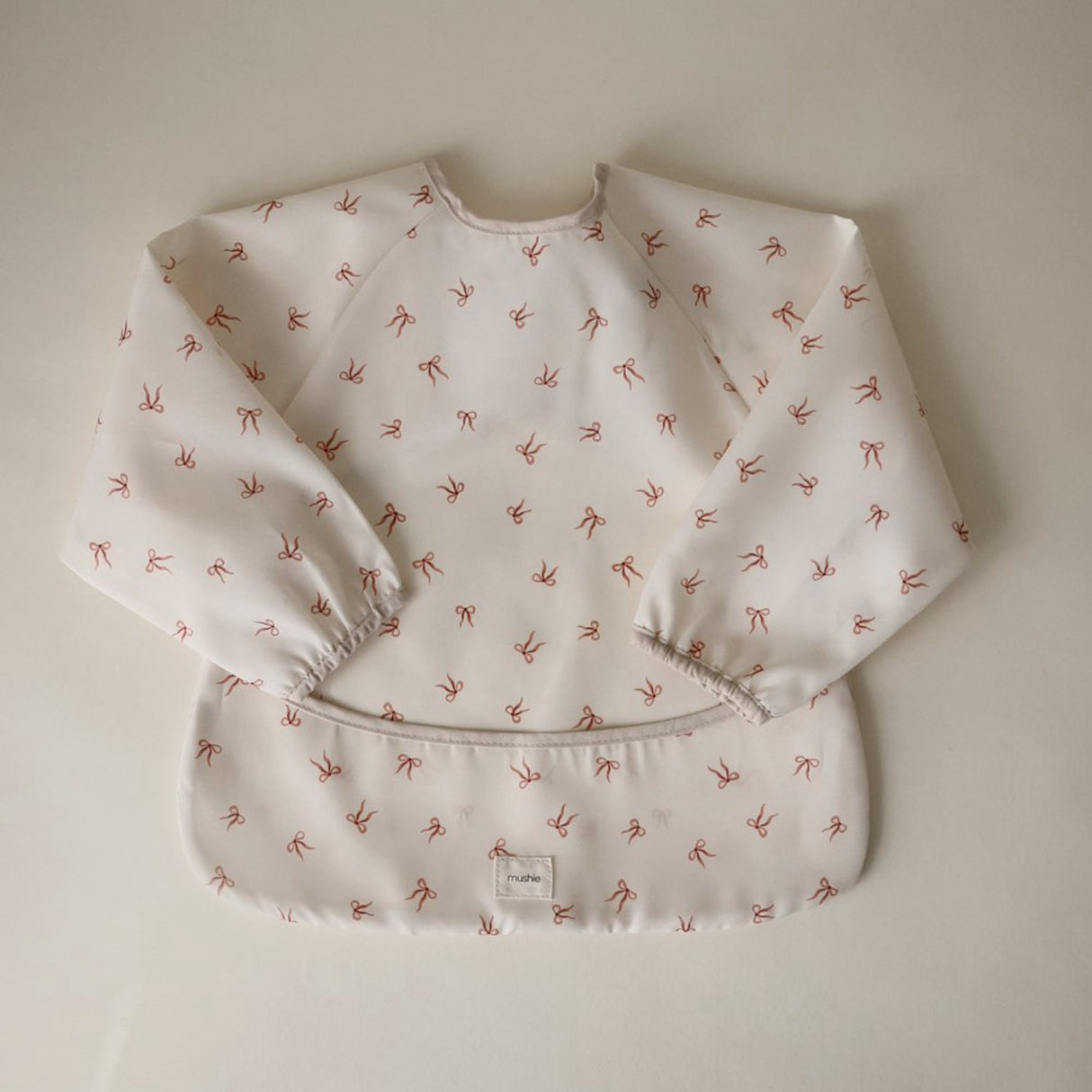 Mushie Bows Mushie Long Sleeve Hagesmæk - Bows