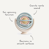 Mushie Ball Mushie Suction Spinner Bold