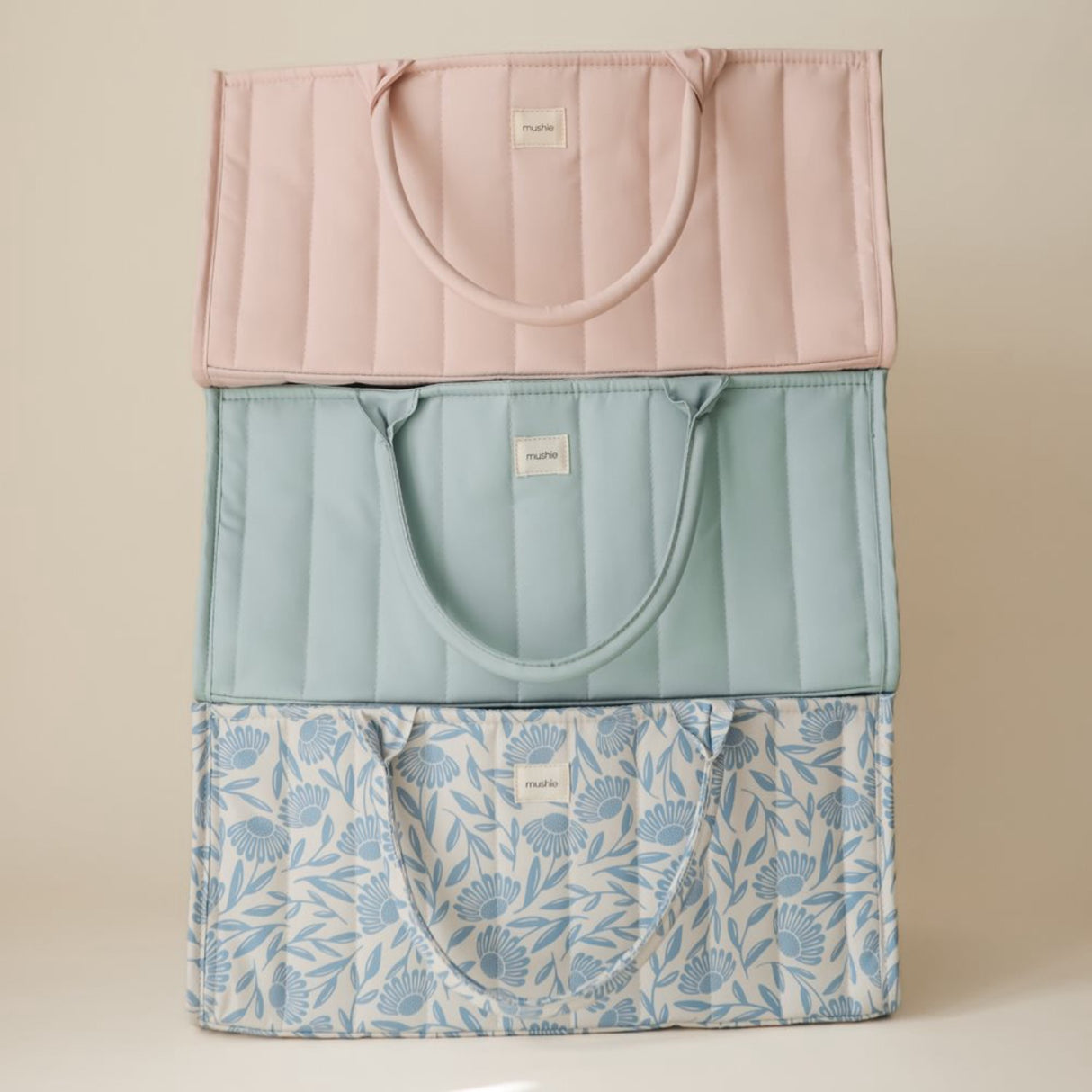 Mushie Roman Green Mushie Diaper Caddy - Roman Green