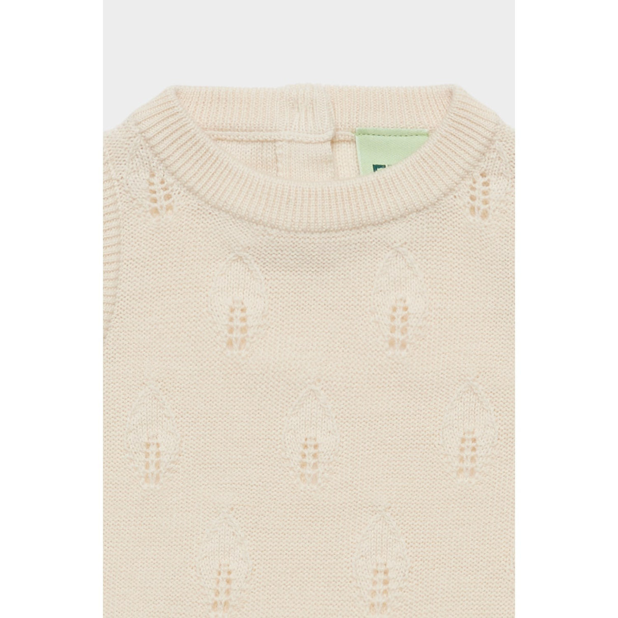 FUB Ecru Baby Leaf Vest