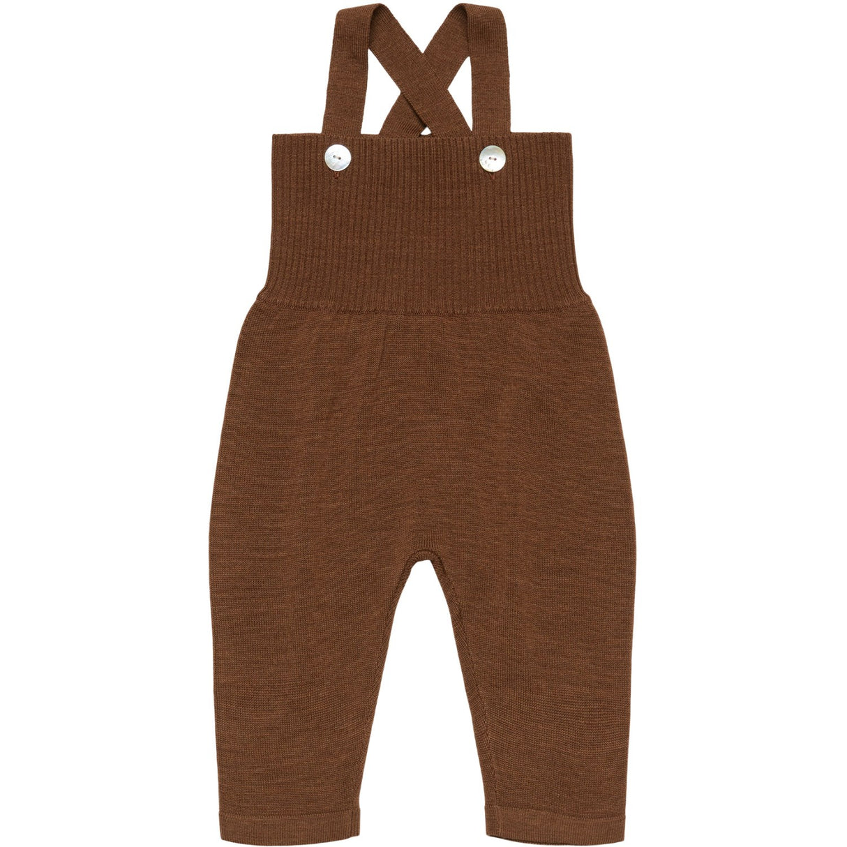 FUB Hazel Melange Baby Højt Waist Smækbukser