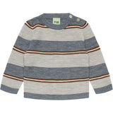 FUB Steel/Light Grey Melange Baby Ottoman Crew