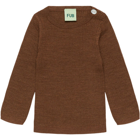 FUB Hazel Melange Baby Rib Bluse