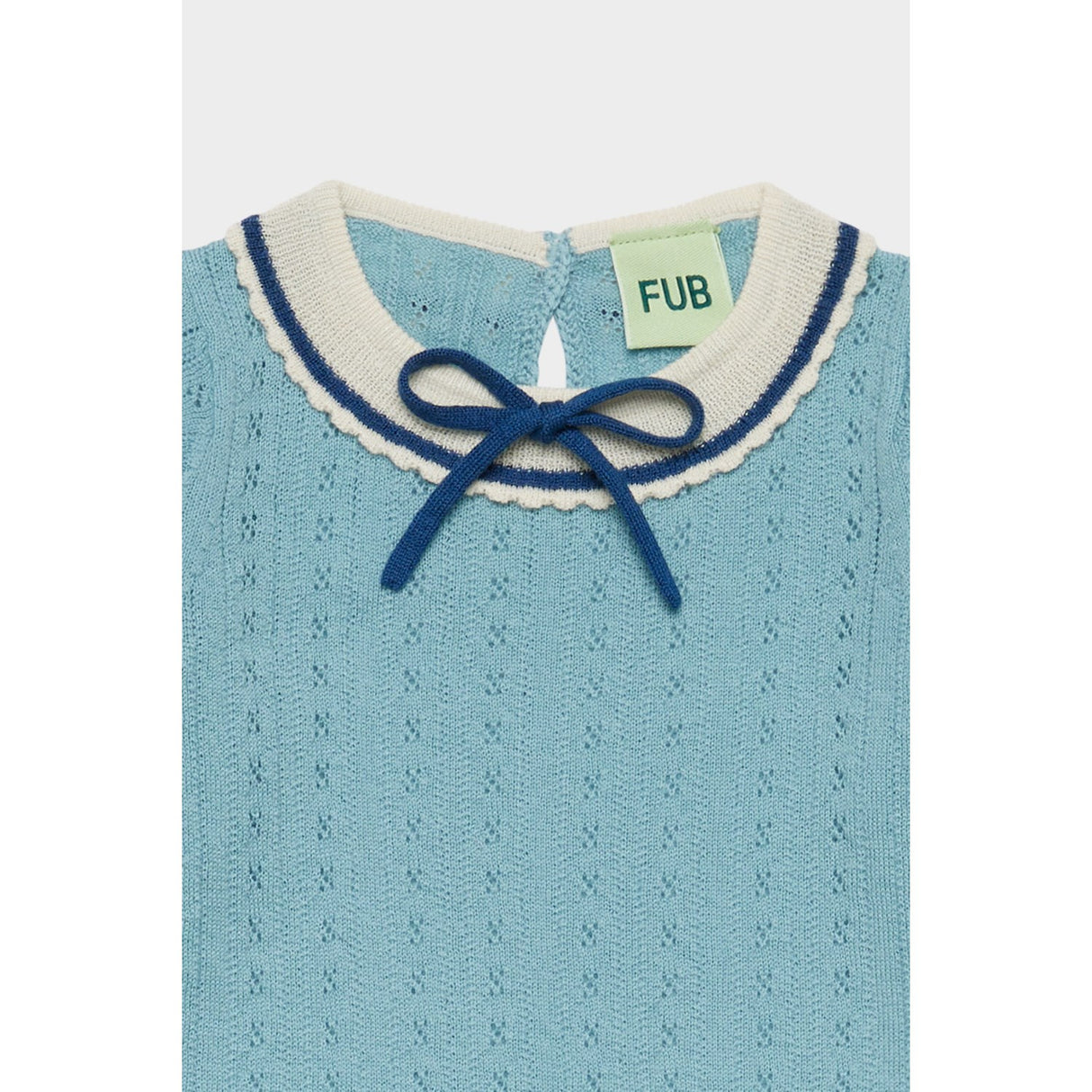 FUB Light Teal Baby Sløjfe Body