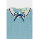 FUB Light Teal Baby Sløjfe Body
