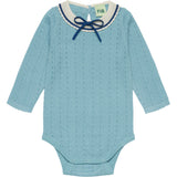 FUB Light Teal Baby Sløjfe Body