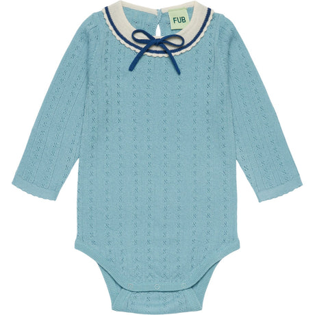 FUB Light Teal Baby Sløjfe Body