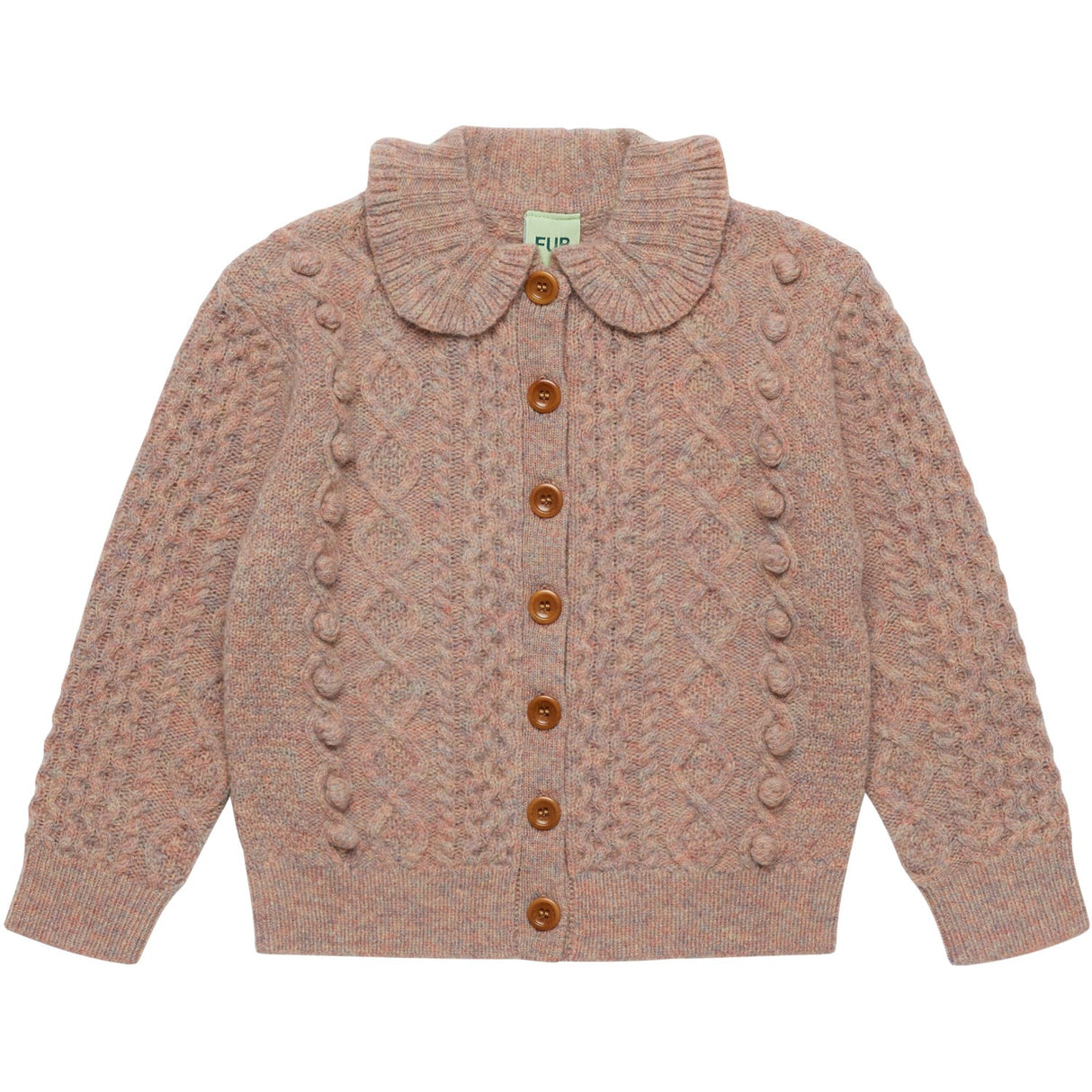 FUB Tivoli Lambswool Aran Cardigan