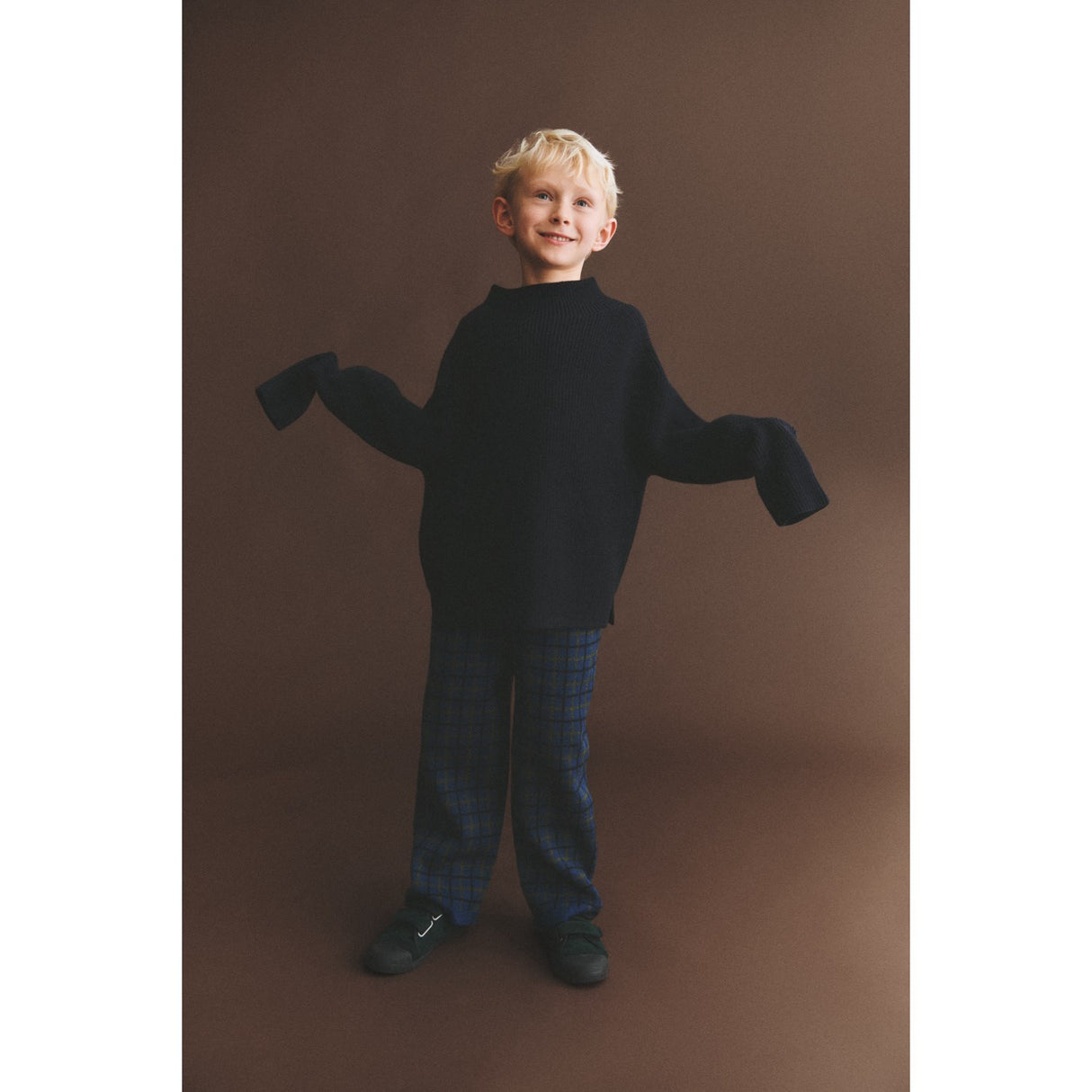 FUB Deep Indigo Felted Bukser