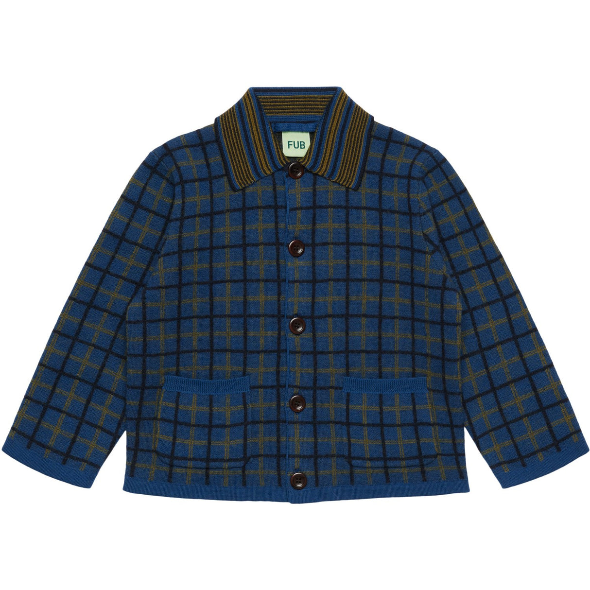 FUB Deep Indigo Felted Jakke