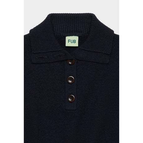 FUB Dark Navy Felted Anorak