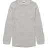 FUB Light Grey Melange Rib Bluse