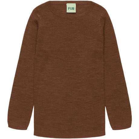 FUB Hazel Melange Rib Bluse
