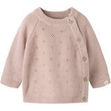 Lil'Atelier Adobe Rose Nbnlaguna Ls Slå-om Strik Lil