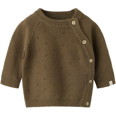 Lil'Atelier Teak Nbnlaguna Ls Slå-om Strik Lil