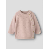 Lil'Atelier Adobe Rose Nbnlaguna Ls Slå-om Strik Lil